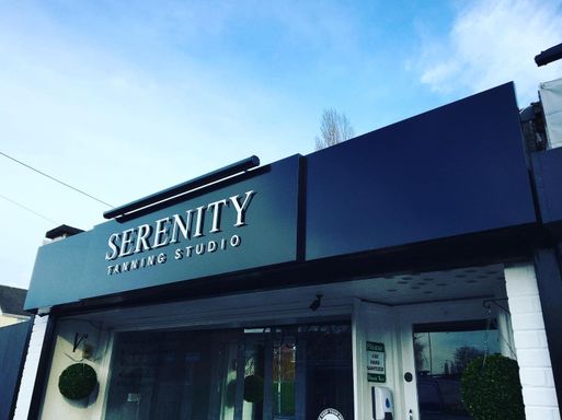 Serenity Tanning Studio Illuminated Signage 