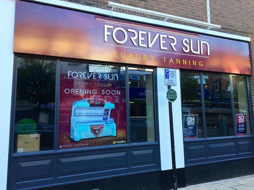 Luxury Tanning Salon Illuminated Signage
